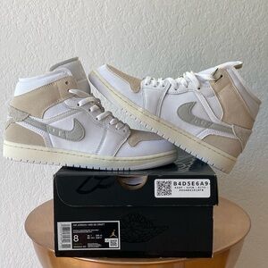 Nike Air Jordan 1 Mid SE Craft “Tech Grey” Men’s size 8